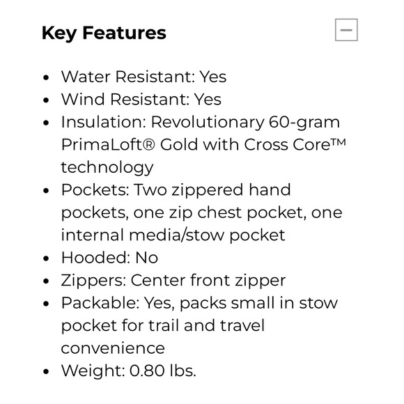 LL Bean Women’s PrimaLoft Packaway Jacket - Black, LP - Picture 9 of 10